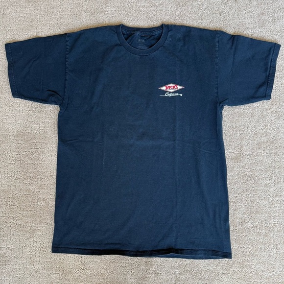 Jacks Surfboards Navy Blue Men’s Graphic T-Shirt - Picture 1 of 9